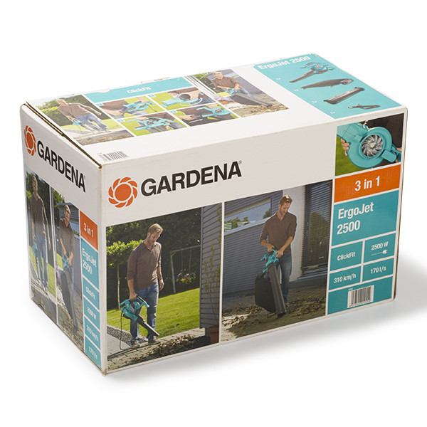 Bladblazer | Gardena ErgoJet 2500 (310 km/u, Zuigfunctie